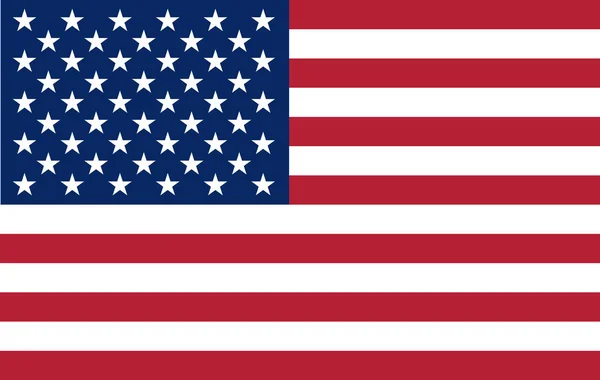 Imagem vetorial da bandeira americana — Vetor de Stock