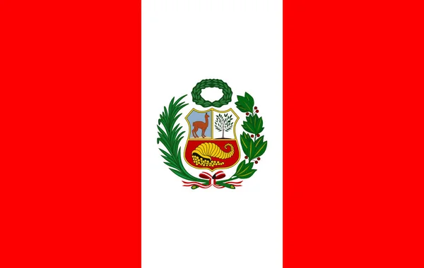 Bandeira do Peru imagem vetorial —  Vetores de Stock