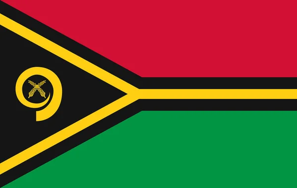 Vector Vanuatu flag page symbol for your web site design Vanuatu flag logo, app, UI. Drapeau Vanuatu Illustration vectorielle, EPS10 . — Image vectorielle