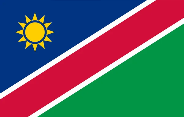 Vlag van Namibië — Stockfoto