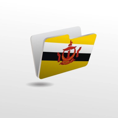 Brunei bayrağı görüntü ile klasör
