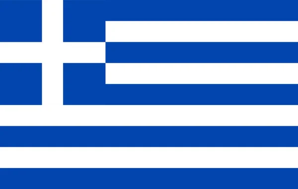ベクトルギリシャの旗、ギリシャの旗のイラスト、ギリシャの旗の画像、ギリシャの旗の画像 — ストックベクタ