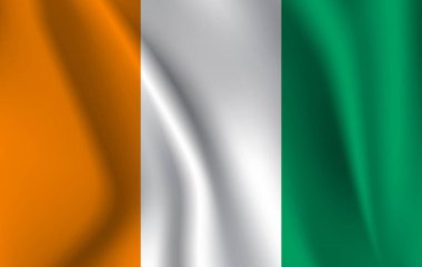 Cote D Maffe 3D dalgalanan bayrak