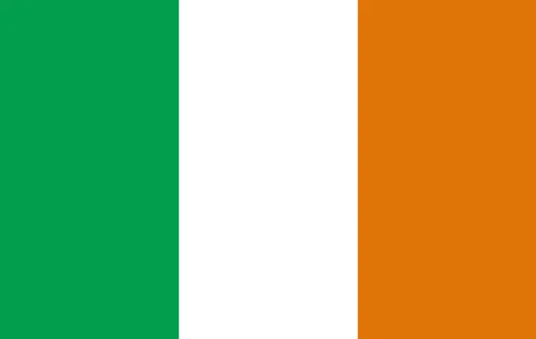 Flagge von Irland - Vektor — Stockvektor
