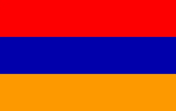 Armenia Icono de bandera . —  Fotos de Stock