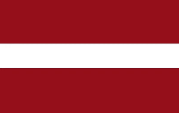 Letland vlagpictogram vector. — Stockvector
