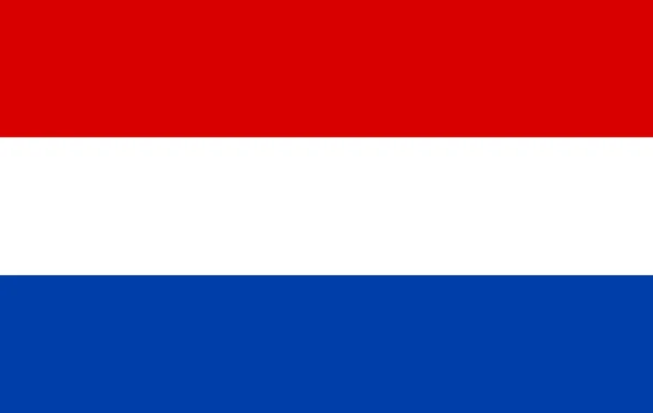Vetor da Bandeira dos Países Baixos — Vetor de Stock