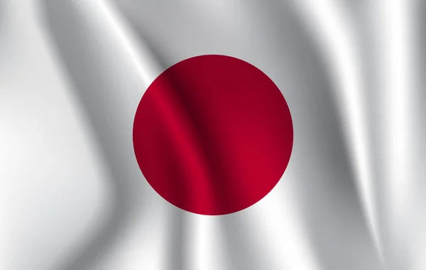 Фоновая текстура флага Японии . — стоковое фото