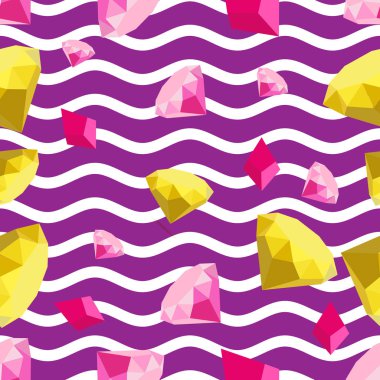 vektör glamour moda elmas sorunsuz arka plan. 10 eps