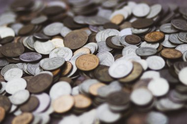 Bakır-nikel alaşım masada Sovyetler birçok eski paralar