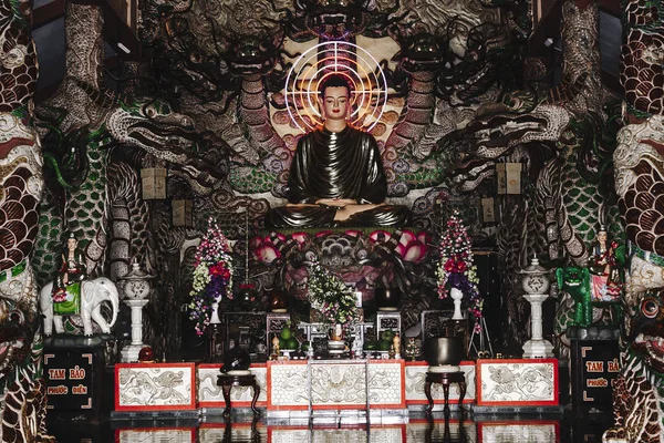 Belo Pagode Templo Budista Complexo Religioso Ásia Vietnã — Fotografia de Stock