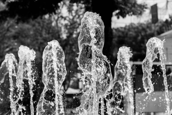 Musikalische Brunnen Mit Süßwasser Stadtpark — Stockfoto