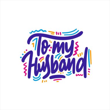 Kocama basit bir vektör çizimi.  