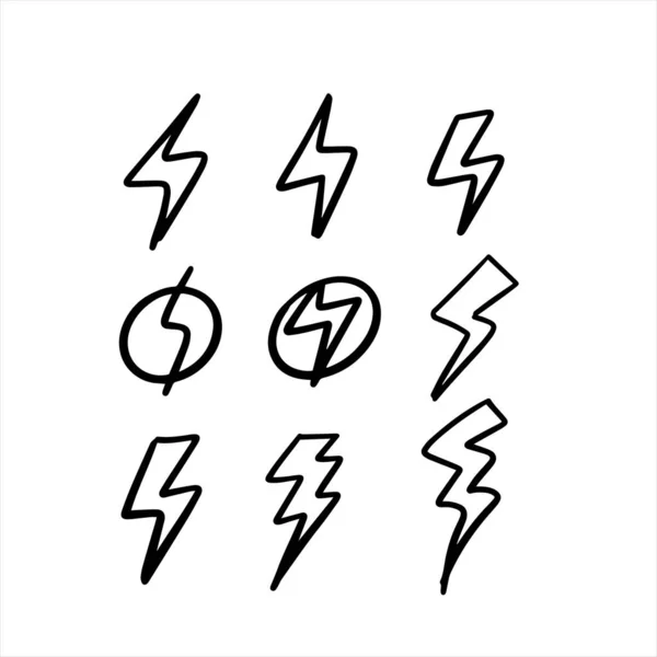 Set Bolts Simply Vector Illustration — Stock Vector