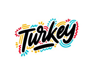 Hindi. El yazısıyla yazılmış harfler. Tebrik kartı, broşür, afiş, poster için el yapımı tasarım öğeleri. Vektör illüstrasyonu