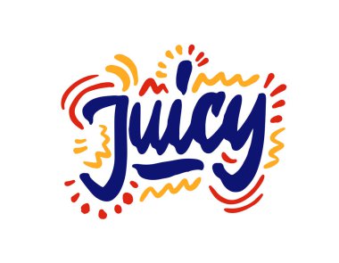 Sulu el çizimi çizimi. Kart afişi için şablon ve bar menüsü ve restoran için poster. Vektör illüstrasyonu