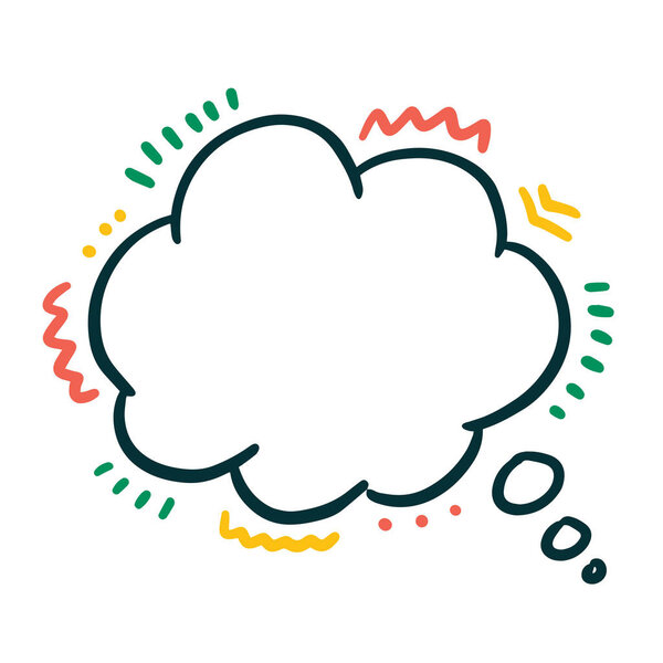 Speech bubble illustration.For an advertising banner vector Vector Illustration. EPS 1