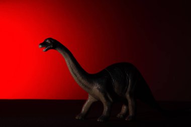 Diplodocus nokta ile ışık baş ve kırmızı ışık arka plan üzerinde logo yok ve hiçbir ticari marka