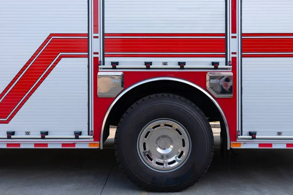 Side Fire Truck Background — Stock Photo, Image