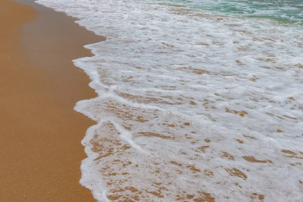 Weiche Welle Einem Sandstrand — Stockfoto