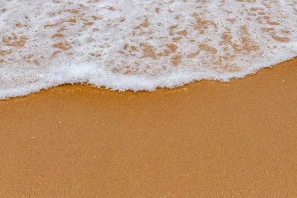 Weiche Welle Einem Sandstrand — Stockfoto