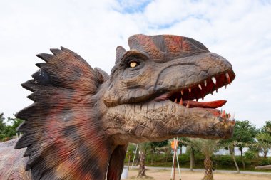 dinozor ağız büyük teech ile yakın çekim