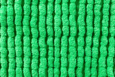 temizlik için kabarık yeşil kumaş