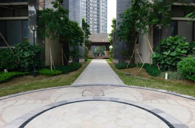 yolu, açık bir Konut Binası