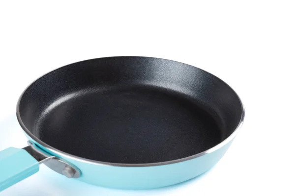Metal Pan White Background Clipping Path — Stock Photo, Image