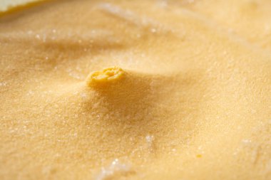 mango lezzet dondurma arka plan olarak yakın