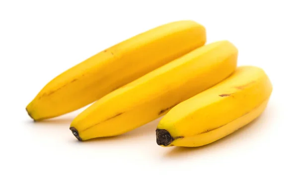 Świeże Banany Białym Tle — Zdjęcie stockowe