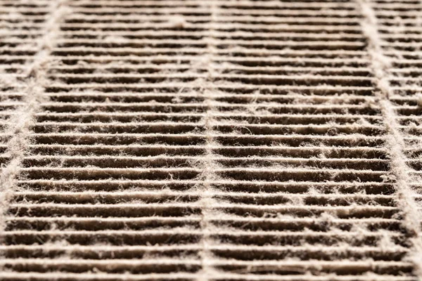 Side View Dirty Air Filter Selective Focus — Stock Photo, Image