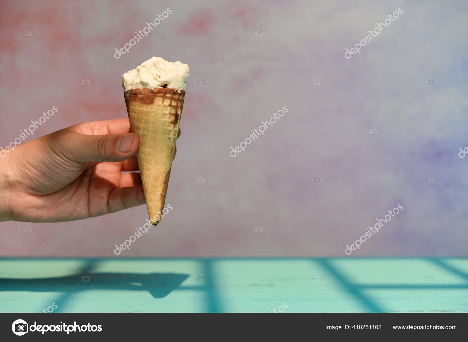 Hand Holding Half Eaten Toffee Flavor Ice Cream Cone Sunny Stock Photo Image By C Freerlaw Hand Holding Half Eaten Toffee Flavor Ice Cream Cone Sunny Stock Photo Image By C Freerlaw