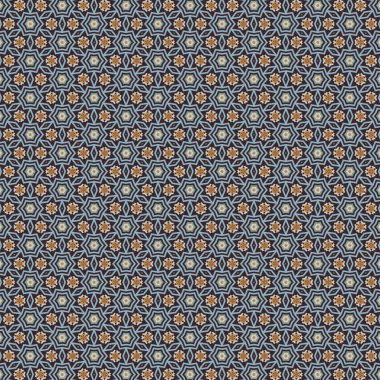 Mozaik geometrik desen tekrarlanıyor. Kumaş izi. Kusursuz arka plan, mozaik süs, etnik tarz. Kumaşlardaki parmak izleri için tasarlandı. Ayakkabılar, soyut..