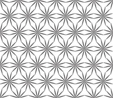 Abstact seamless modeli. Yıldız şekli çiçek doku. Nokta süsleme etnik oryantal tarzı