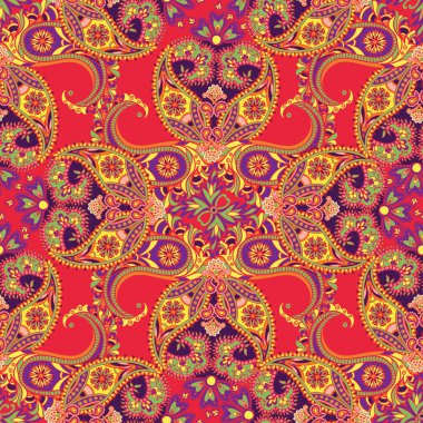 Şark desen güzelleşmek. Çiçek sorunsuz arka plan