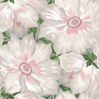 Floral Dikişsiz desen. Çiçek arka plan. Karo duvar