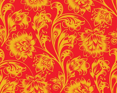 Floral Dikişsiz desen. Çiçek süslemesi. Süs güzelleşmek ba