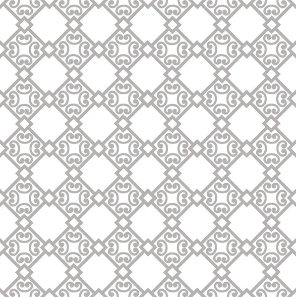 Abstracte Bloemen Aziatische Ornament Naadloos Geometrisch Patroon Met Wervellijn Ornament — Stockfoto