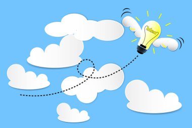 grafik ve lamba fikir, lider kavramı 