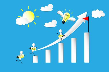 grafik ve lamba fikir, lider kavramı 