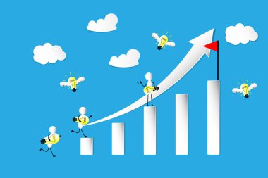 grafik ve lamba fikir, lider kavramı 