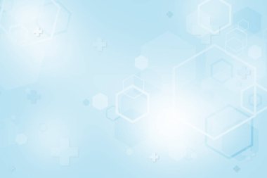 Sağlıklı kavram üzerine mavi soyut arka plan