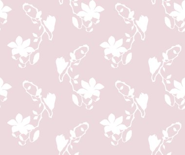 Çiçeksiz desen. vektör illüstrasyonu