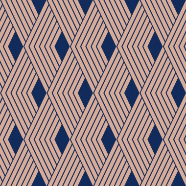 Geometrik dikişsiz desen. vektör illüstrasyonu