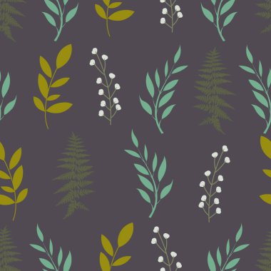 Sorunsuz sevimli çiçek vektör desen arka plan.