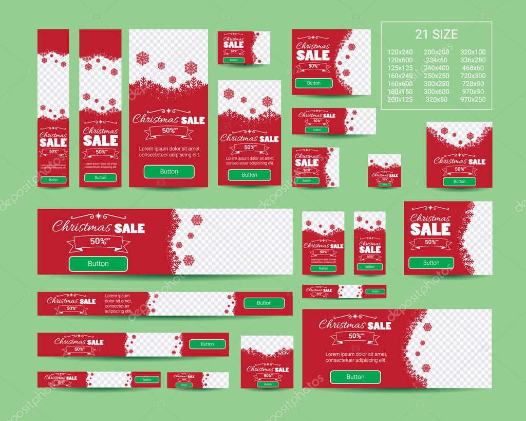 Vector Web sale Banners Templates