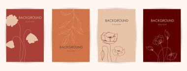 Zarif sürekli çizgi çizimi. Çok az sayıda soyut yaratıcı evrensel sanatsal şablonlar. Poster, kart, davetiye, el ilanı, kapak, afiş, pankart, broşür ve diğer grafik tasarım için iyi.