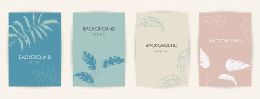 Zarif sürekli çizgi çizimi. Çok az sayıda soyut yaratıcı evrensel sanatsal şablonlar. Poster, kart, davetiye, el ilanı, kapak, afiş, pankart, broşür ve diğer grafik tasarım için iyi.