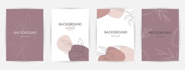 Zarif sürekli çizgi çizimi. Çok az sayıda soyut yaratıcı evrensel sanatsal şablonlar. Poster, kart, davetiye, el ilanı, kapak, afiş, pankart, broşür ve diğer grafik tasarım için iyi.